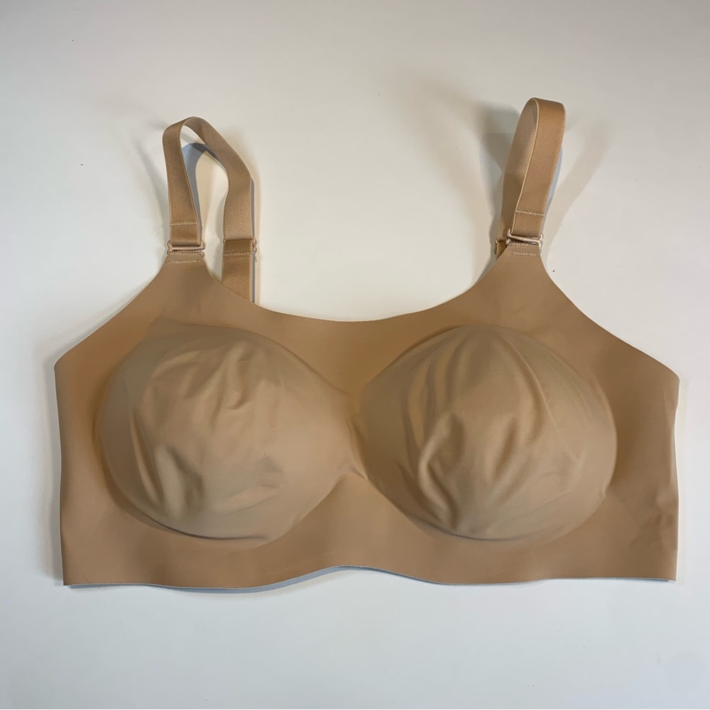 Size 6 Knix reversible nude and blue padded evolution bra - Picture 3 of 14